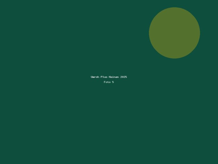 Umroh Plus Hainan 2025